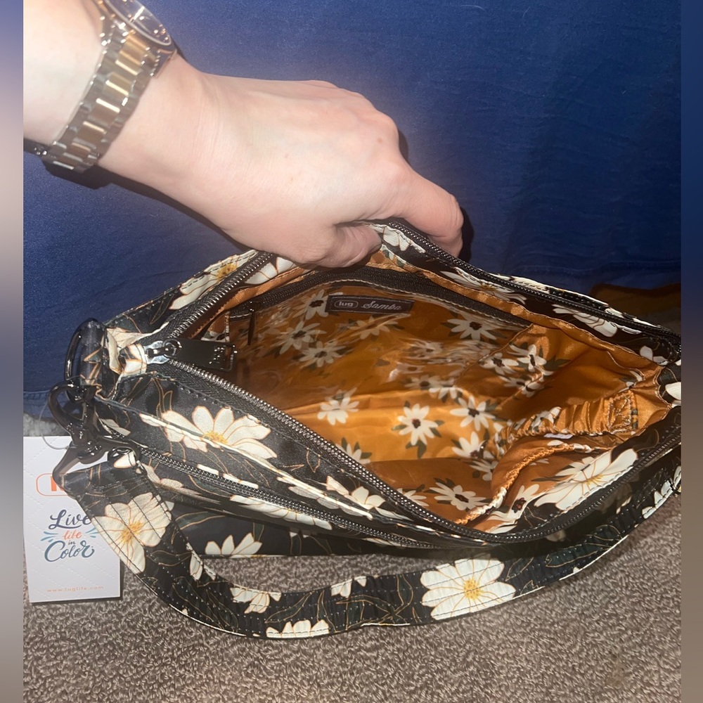 LUG Samba 2 Convertible Crossbody Bag - Autumn Daisy NWT - Picture 5 of 10